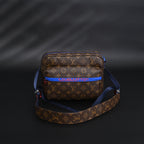 louis-vuitton-trio-messenger-bag-monogram-canvas-with-blue-strap Crossbody