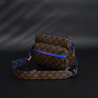 louis-vuitton-trio-messenger-bag-monogram-canvas-with-blue-strap Crossbody