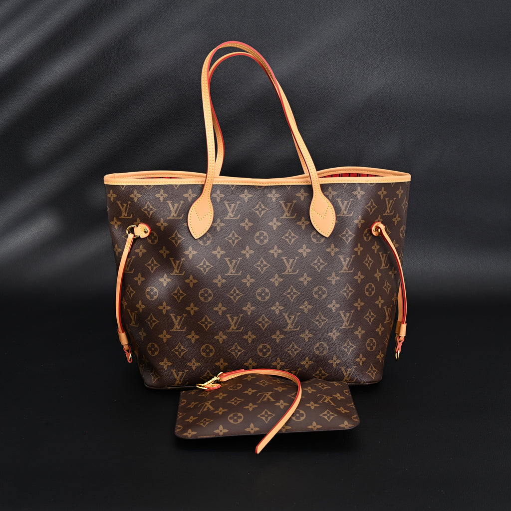 louis-vuitton-neverfull-mm-tote-bag-monogram-canvas-with-red-interior Tote
