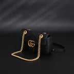 gucci-gg-marmont-small-matelasse-shoulder-bag-black-leather-with-gold-hardware Shoulder