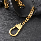 gucci-gg-marmont-matelasse-mini-shoulder-bag-black-leather-with-gold-chain Crossbody