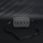 gucci-ophidia-gg-supreme-belt-bag-black-grey-monogram Shoulder