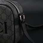 gucci-ophidia-gg-supreme-belt-bag-black-grey-monogram Shoulder