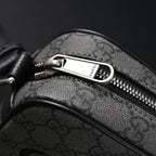 gucci-ophidia-gg-supreme-belt-bag-black-grey-monogram Shoulder