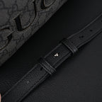 gucci-ophidia-gg-supreme-belt-bag-black-grey-monogram Shoulder