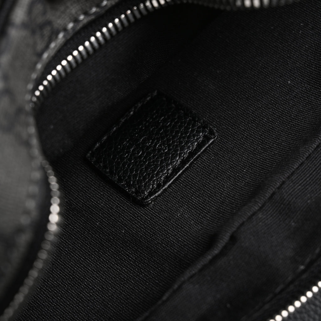 gucci-ophidia-gg-supreme-belt-bag-black-grey-monogram Shoulder