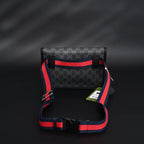 gucci-ophidia-gg-supreme-belt-bag-black-grey-with-web-strap Shoulder