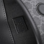 gucci-ophidia-gg-supreme-belt-bag-black-grey-with-web-strap Shoulder