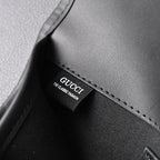 gucci-ophidia-gg-supreme-belt-bag-black-grey-with-web-strap Shoulder