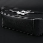 dior-saddle-crossbody-bag-black-grained-calfskin-with-silver-tone-hardware Crossbody