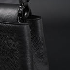louis-vuitton-black-grain-leather-mini-top-handle-bag-with-chain-strap Handle