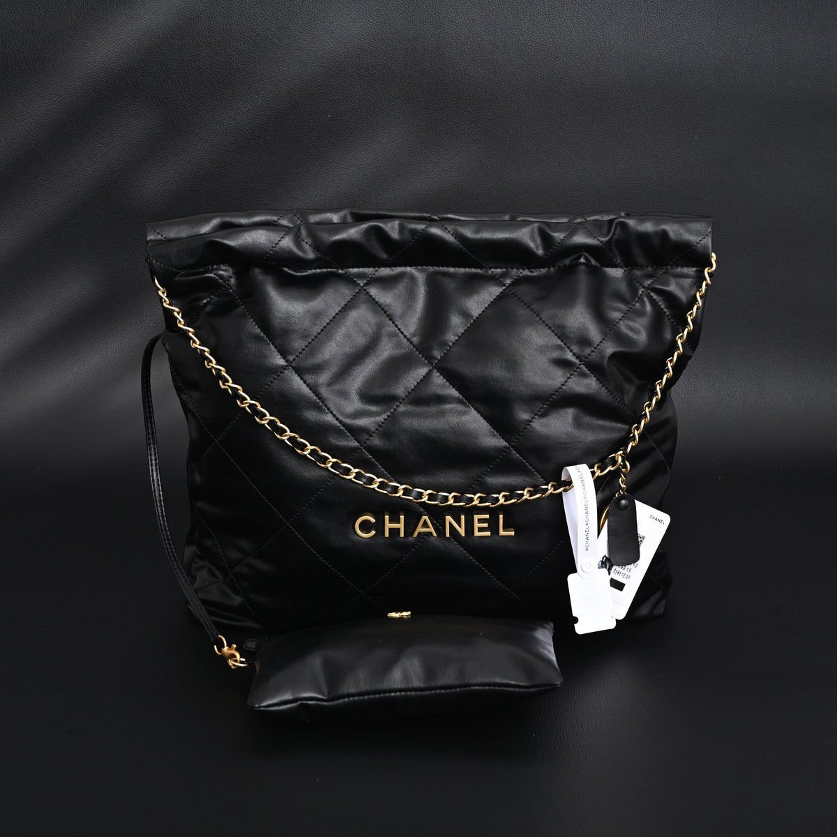 chanel-19-flap-bag-black-quilted-lambskin-with-gold-ruthenium-hardware Shoulder