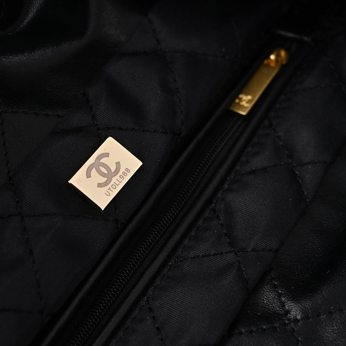 chanel-19-flap-bag-black-quilted-lambskin-with-gold-ruthenium-hardware Shoulder