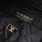 chanel-19-flap-bag-black-quilted-lambskin-with-gold-ruthenium-hardware Shoulder