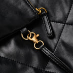 chanel-19-flap-bag-black-quilted-lambskin-with-gold-ruthenium-hardware Shoulder