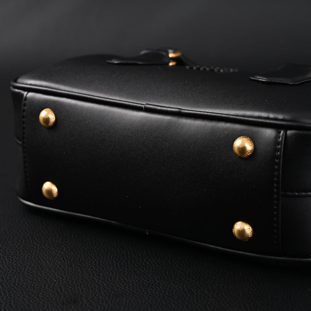 miu-miu-black-matelasse-leather-satchel-bag-mini-top-handle Handle
