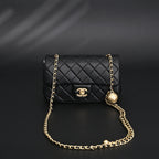 chanel-classic-flap-mini-bag-black-quilted-lambskin-with-gold-tone-hardware Crossbody