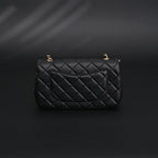 chanel-classic-flap-mini-bag-black-quilted-lambskin-with-gold-tone-hardware Crossbody