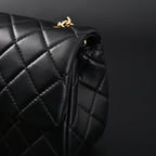 chanel-classic-flap-mini-bag-black-quilted-lambskin-with-gold-tone-hardware Crossbody