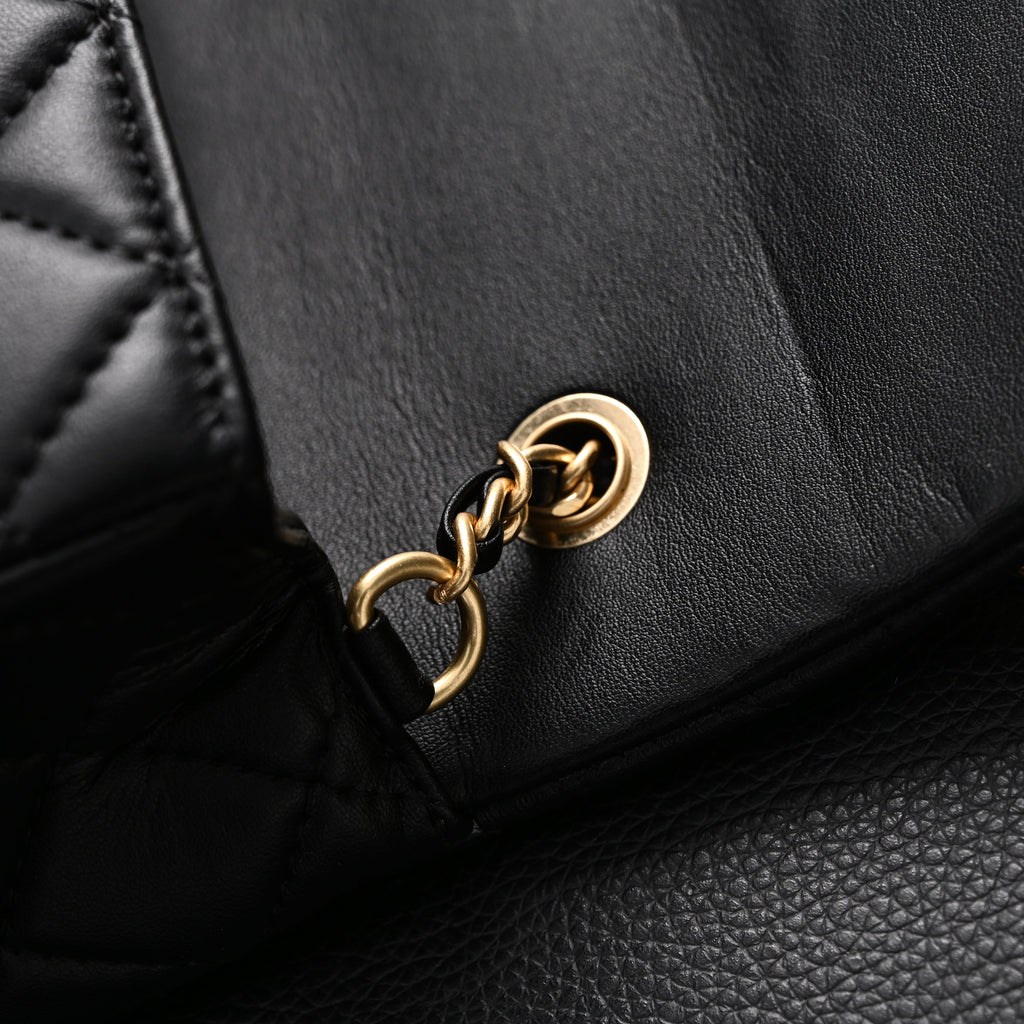 chanel-classic-flap-mini-bag-black-quilted-lambskin-with-gold-tone-hardware Crossbody