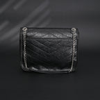 saint-laurent-niki-medium-black-crinkled-leather-shoulder-bag Shoulder