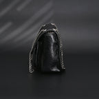saint-laurent-niki-medium-black-crinkled-leather-shoulder-bag Shoulder