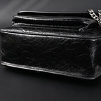 saint-laurent-niki-medium-black-crinkled-leather-shoulder-bag Shoulder
