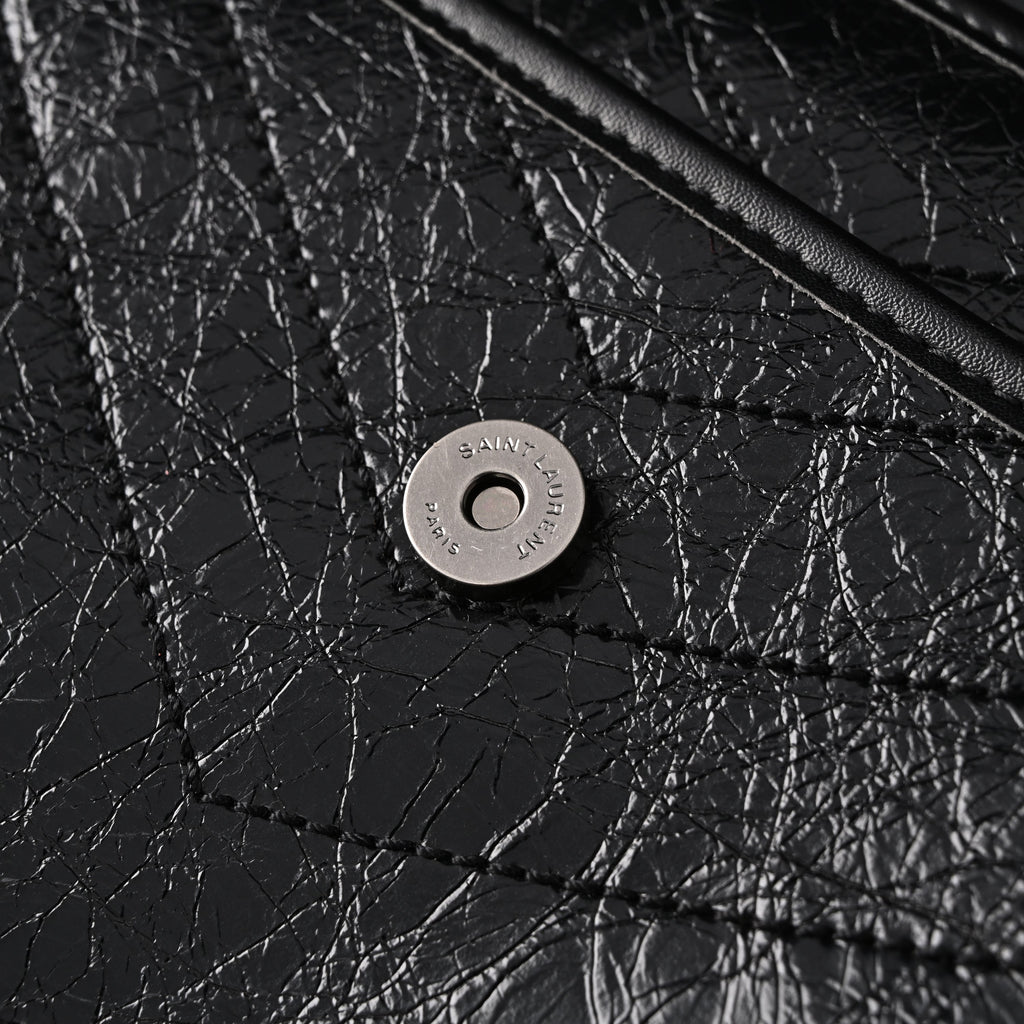 saint-laurent-niki-medium-black-crinkled-leather-shoulder-bag Shoulder