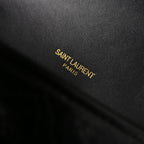 saint-laurent-niki-medium-black-crinkled-leather-shoulder-bag Shoulder
