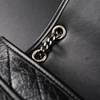 saint-laurent-niki-medium-black-crinkled-leather-shoulder-bag Shoulder