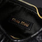 miu-miu-matelasse-leather-hobo-bag-black-with-gold-hardware Handle