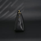 prada-cleo-black-brushed-leather-shoulder-bag Shoulder