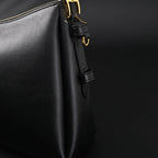 prada-cleo-black-brushed-leather-shoulder-bag Shoulder