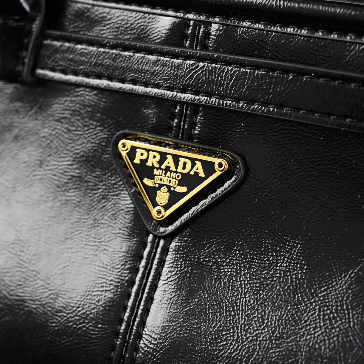 prada-cleo-black-patent-leather-shoulder-bag-with-gold-hardware Shoulder