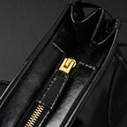 prada-cleo-black-patent-leather-shoulder-bag-with-gold-hardware Shoulder