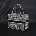 dior-book-tote-bag-blue-toile-de-jouy-embroidery Tote