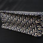 christian-dior-large-book-tote-blue-oblique-embroidery-1 Tote