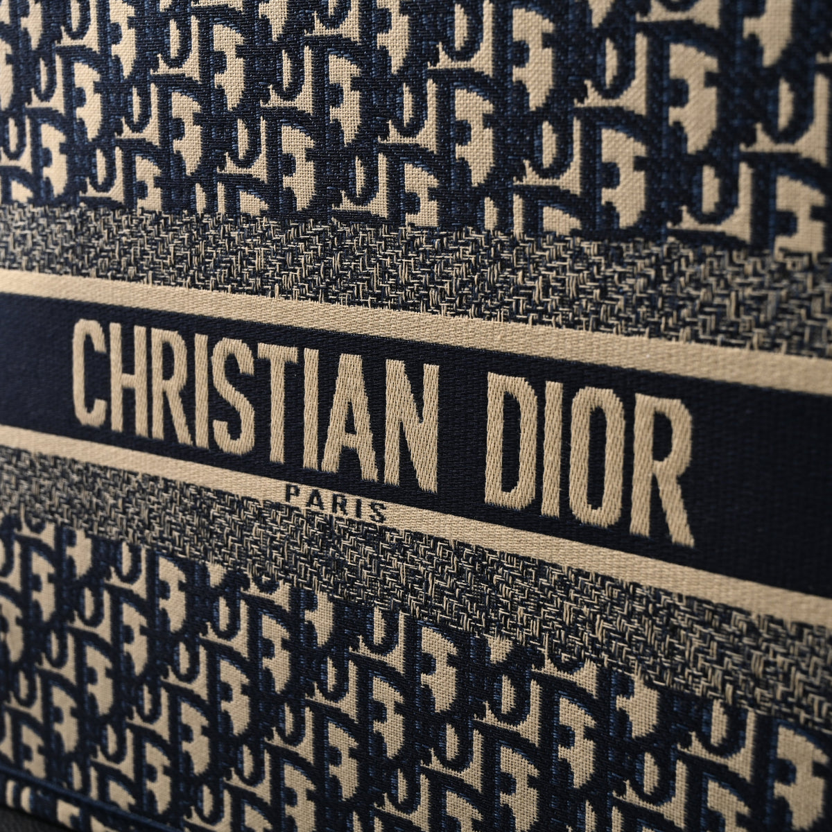 christian-dior-large-book-tote-blue-oblique-embroidery-1 Tote