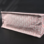 christian-dior-large-book-tote-pink-oblique-embroidery Tote