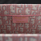 christian-dior-large-book-tote-pink-oblique-embroidery Tote
