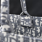 christian-dior-large-book-tote-grey-oblique-embroidery Tote