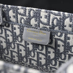 christian-dior-large-book-tote-grey-oblique-embroidery Tote