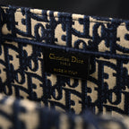 christian-dior-large-book-tote-blue-oblique-embroidery Tote
