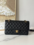 chanel-classic-flap-bag-medium-gold-hardware Shoulder