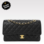 chanel-classic-flap-bag-medium-gold-hardware Shoulder