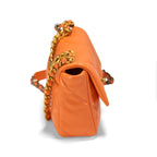 chanel-19-flap-bag-orange Crossbody