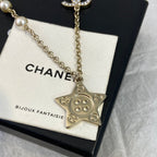 Chanel Star Gold Necklace