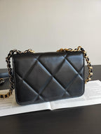 copy-chanel-19-medium-flap-bag-black Shoulder
