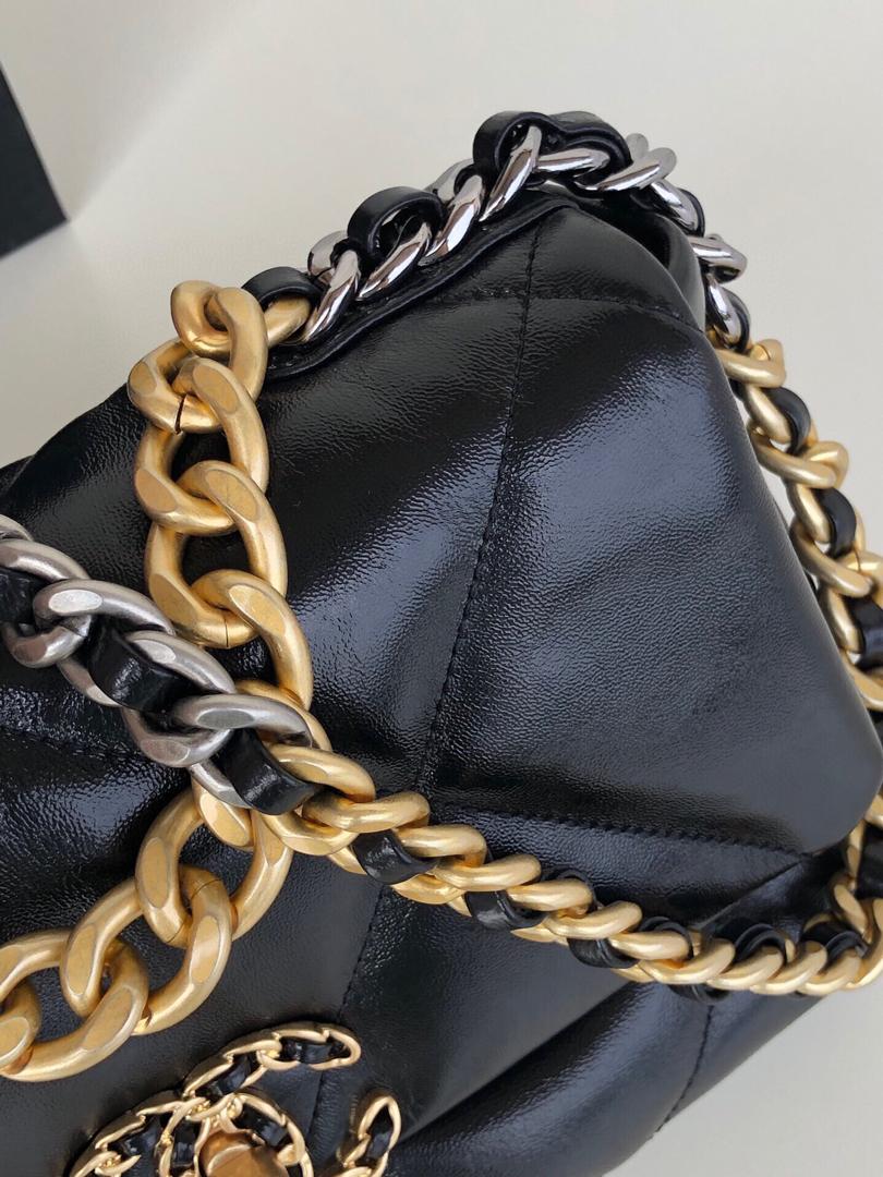 chanel-19-large-flap-bag-black Crossbody