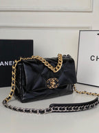 chanel-19-large-flap-bag-black Crossbody